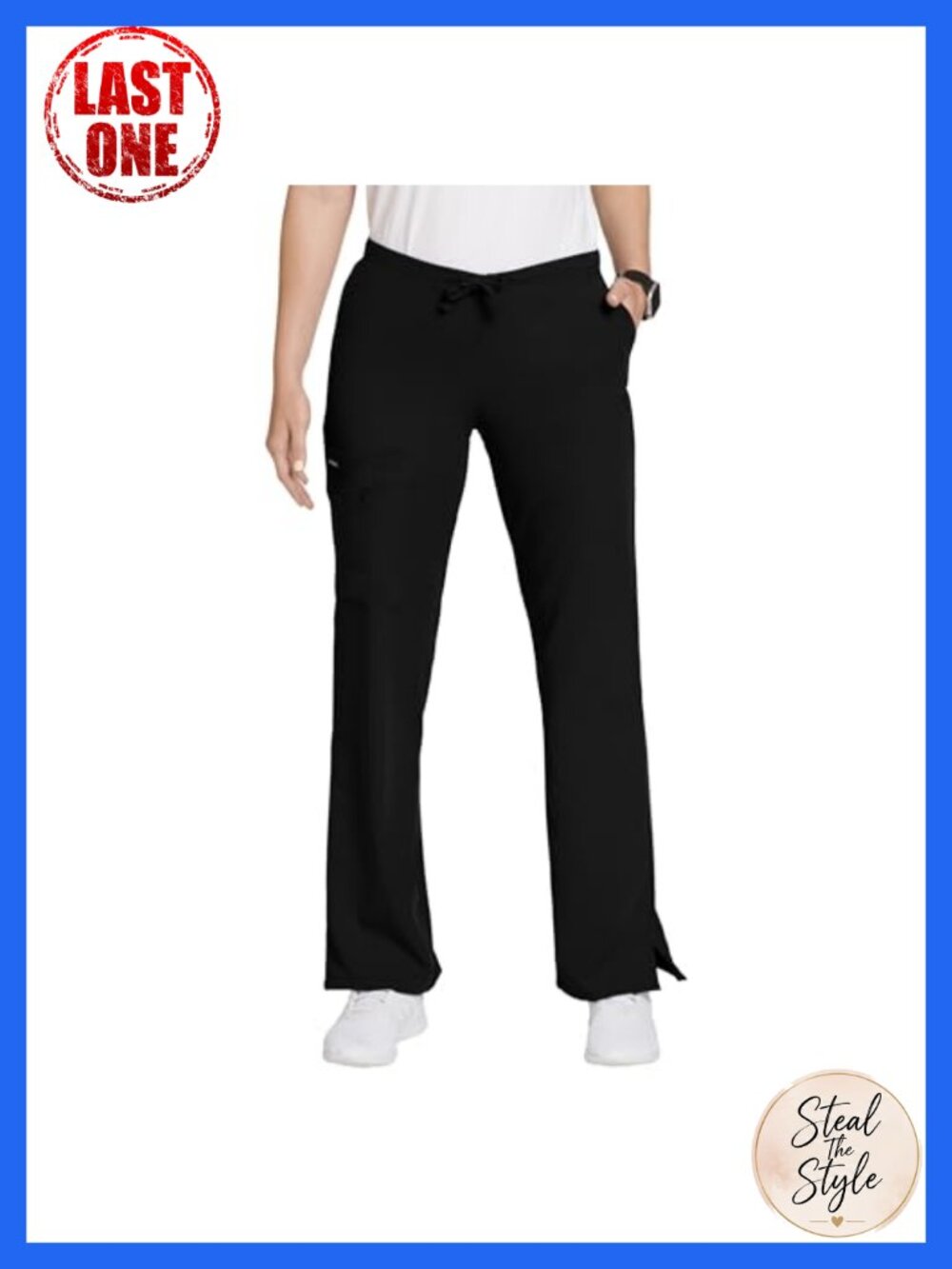 Women's Maximum Comfort Scrub Pant Drawstring Cargo Medical